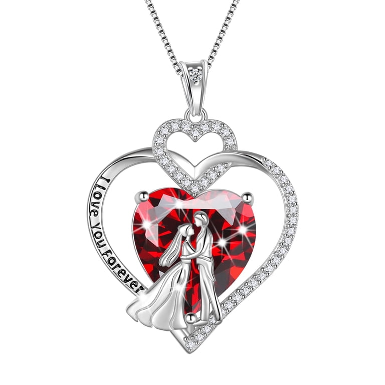 Collier Cœur En Cornaline Pour Femme - Bijou D'amour, Pierre Naturelle, Avec étiquettes