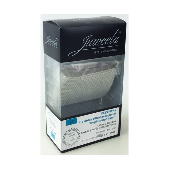 Juweela Scenics Flexway Segment Pavers - 12 Piece Cobblestone New