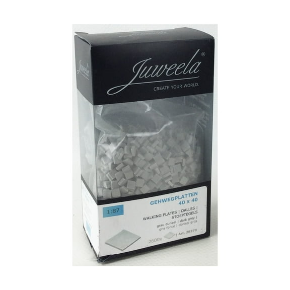 Juweela Scenics Walking Plates 40x40 (Dark Grey) New