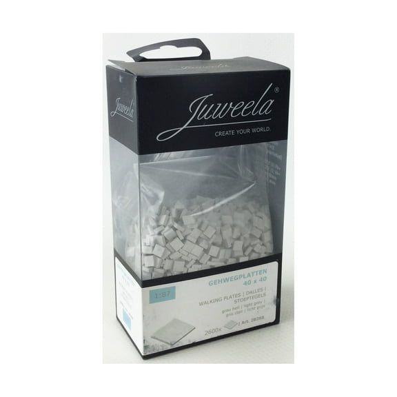 Juweela Scenics Walking Plates 40x40 (Light Grey) New