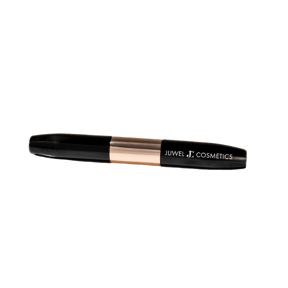 Juwel Cosmetics - Mascara Duo Onyx A dual-ended lash applicator for ultra-dramatic lashes. The perfect combination, Mascara on one end, and Lash primer on the other end.