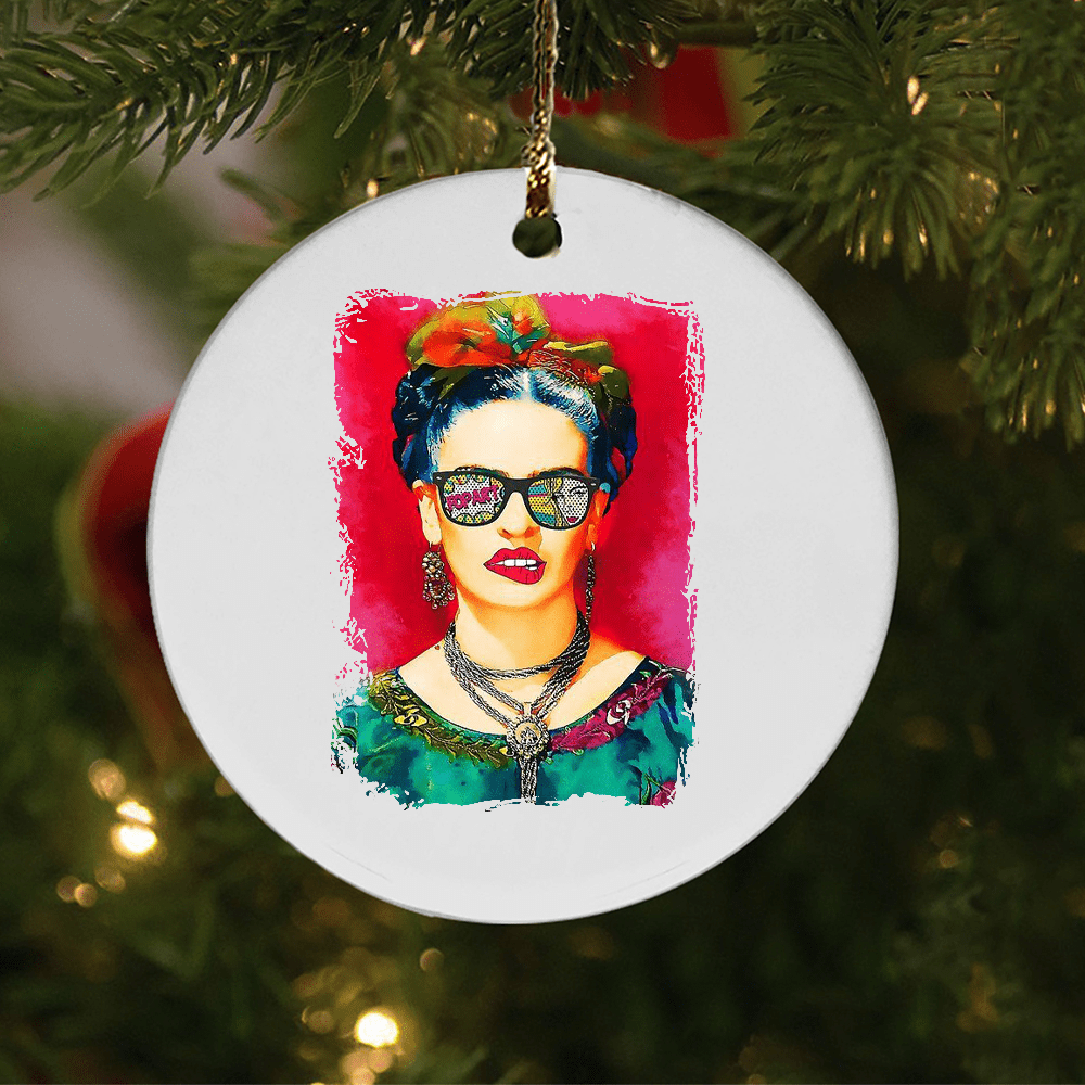 Juxt Frida Kahlo Lips Bite Ornament Pop Art Retro Design, Ceramic ...