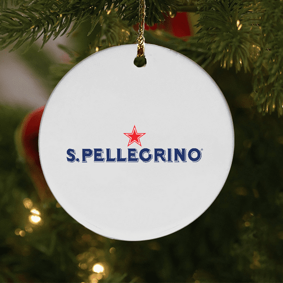 Juxt San Pellegrino Ornament Sparkling Water Design, Ceramic Ornament
