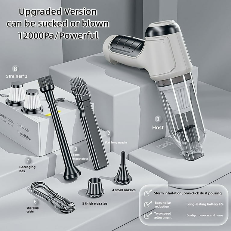 Juyafio Cordless Handheld Vacuum Cleaner, 120W 12000PA