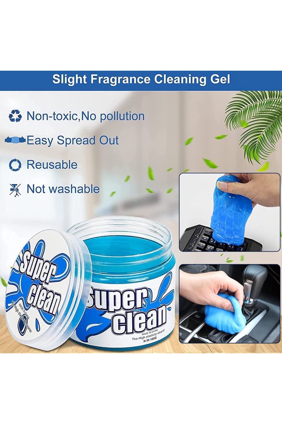 Cleaning Gel, Universal Dust Cleaning Gel for Electronic Devices Keyboard, Cleaner Gel for Car Interiors, Crevice and Home Office Items Surfaces
