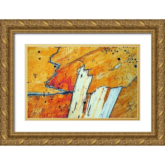 Juzak, Peter 32x22 Gold Ornate Wood Framed with Double Matting Museum Art Print Titled - Natriumhydrogensulfat
