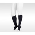 thumbnail image 1 of Juzo 3512 Dynamic (Varin) Soft Open Toe Knee Highs w/Sili Dot Band- 30-40 mmHg Reg Black II, 1 of 4