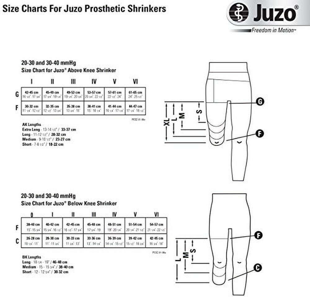 Juzo 20-30 mmHg, AK Shrinker, 14