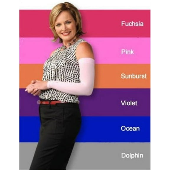 Juzo 20-30 mmHg, DreamSleeve, Max, Long, Silicone, Pink