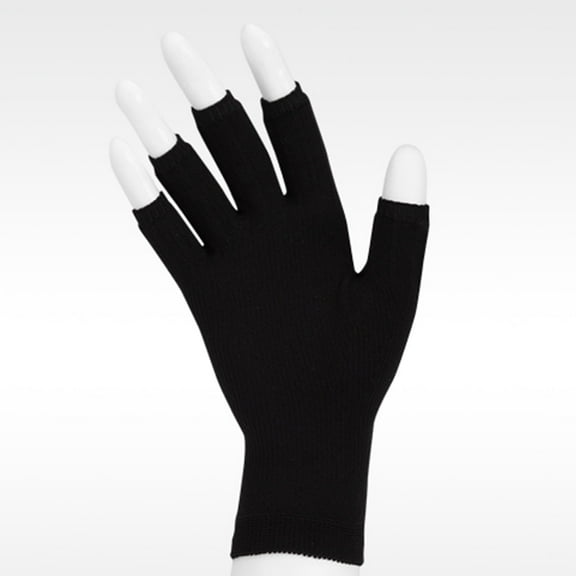 Juzo 2000 Soft Seamless Glove Left - 15-20 mmHg Reg Reg Black Large
