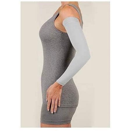 Juzo 2000CGRSB01 II Soft 15-20 mmHg Compression Arm Sleeve with Regular Silicone Border - Prints, II - Small