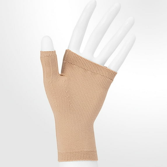 Juzo 2001 Soft Seamless Gauntlet Left - 20-30 mmHg Reg Reg Beige Large