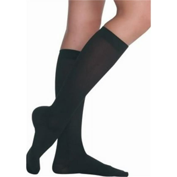 Juzo 2001 Soft Closed Toe Knee Highs - 20-30 mmHg Short Black II