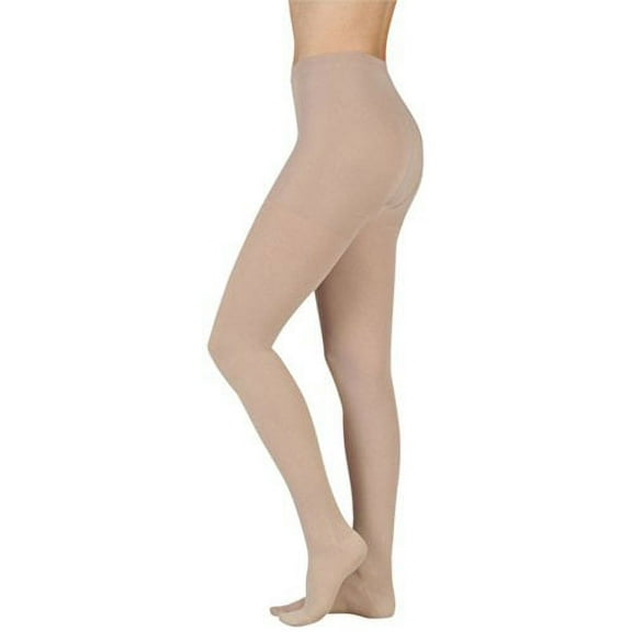 Juzo 2001ATFFFLSH14 I Extra Small Soft Closed Toe Firm Compression Pantyhose with Fly - Beige