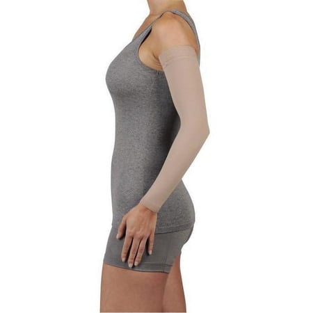 Juzo 2001MXCGRSB01 II Soft Max 20-30 mmHg Compression Arm Sleeve Regular with Silicone Top Band - Prints, II - Small