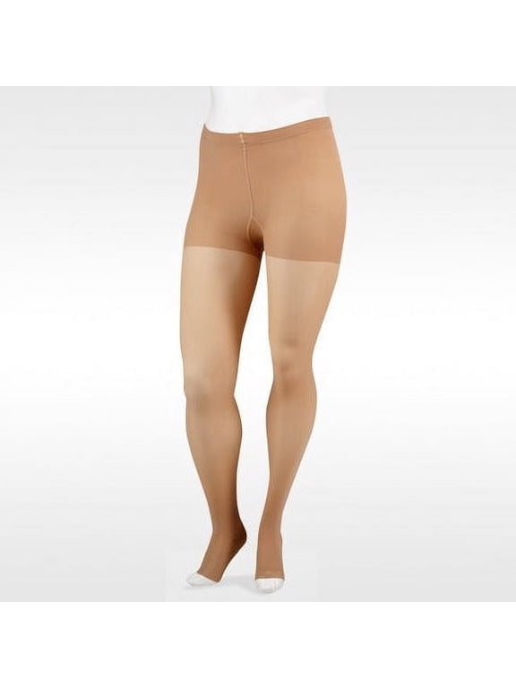 Juzo 2081 Soft Open Toe Maternity Pantyhose - 20-30 mmHg Reg Beige V