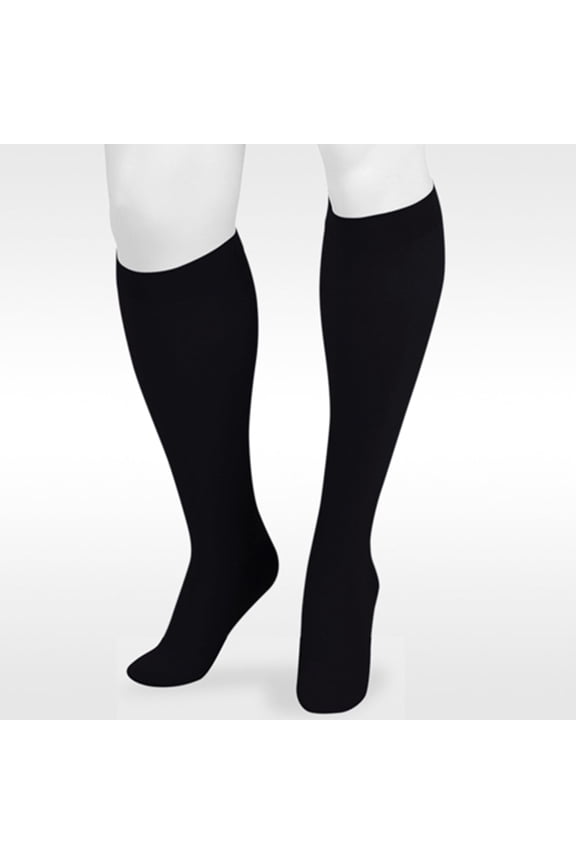 3511 Dynamic (Varin) Soft Closed Toe Knee Highs - 20-30 mmHg Reg Black II