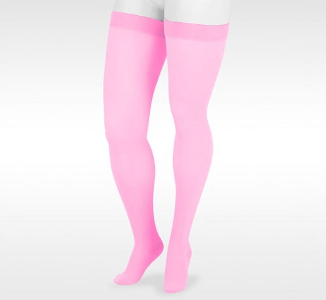 Juzo Dynamic 20-30 mmHg, Dynamic, Thigh, FF, Silicone, Pink - Walmart.com