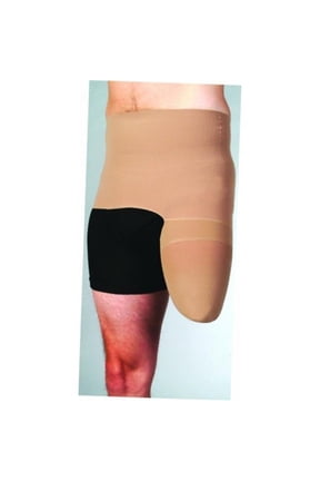 3511FGSSB IV Large - 20-30mmHg Dynamic (Varin) Prosthetic: Above Knee Shrinker with Silicone Border - Short