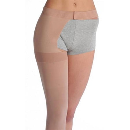 Juzo 3512 Dynamic (Varin) Soft Open Toe Thigh Highs w/Waist Att. RGT 30-40 mmHg Short Chestnut II Short 3512AGHARISH23-II
