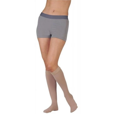 Juzo 3512ADFFPE5SB00 I Dynamic 30-40 mmHg Full Foot Knee Highs with 5 cm Silicone Border in Petite - Seasonal, I - Extra Small