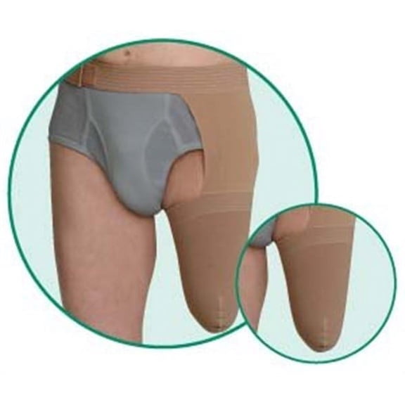 Juzo 3512CFMSB VI 15&apos &apos Below Knee Medium Shrinker with Border - Silicone