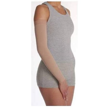 Juzo 3512CGRSB06 I Dynamic 30-40 mmHg Arm Sleeve Regular with Silicone Top Band - White, I - Extra Small