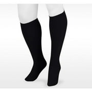 Juzo 3522 Dynamic Cotton Knee High Socks - 30-40 mmHg Reg Black V