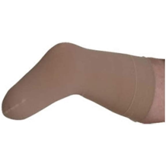 Juzo 3572CFMSB10 V 15 in. Dynamic 30-40 mmHg Extra Below Knee Compression Shrinker with Silicone Border - Black44; V - Extra Large