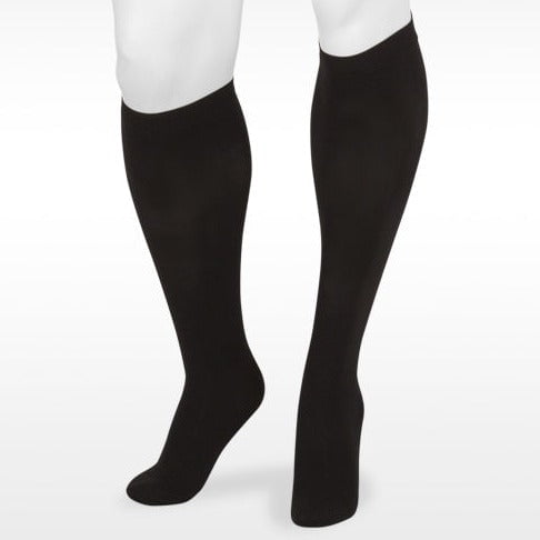 Juzo 4410 Basic Closed Toe Knee Highs - 15-20 mmHg Reg Black V