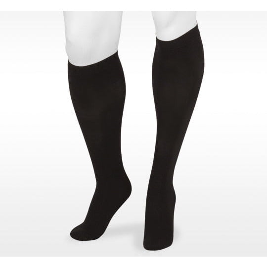 Juzo 4411 Basic Closed Toe Knee Highs - 20-30 mmHg Short Black V