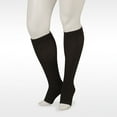thumbnail image 1 of Juzo 4411 Basic Open Toe Knee Highs - 20-30 mmHg Reg Black V, 1 of 1