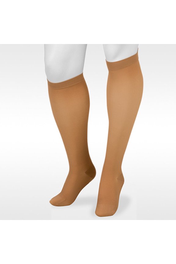 4412 Basic Closed Toe Knee Highs - 30-40 mmHg Short Beige V