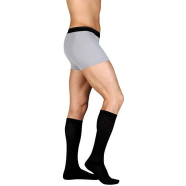 Juzo 4701 Basic Knee High Casual Socks - 20-30 mmHg Black II