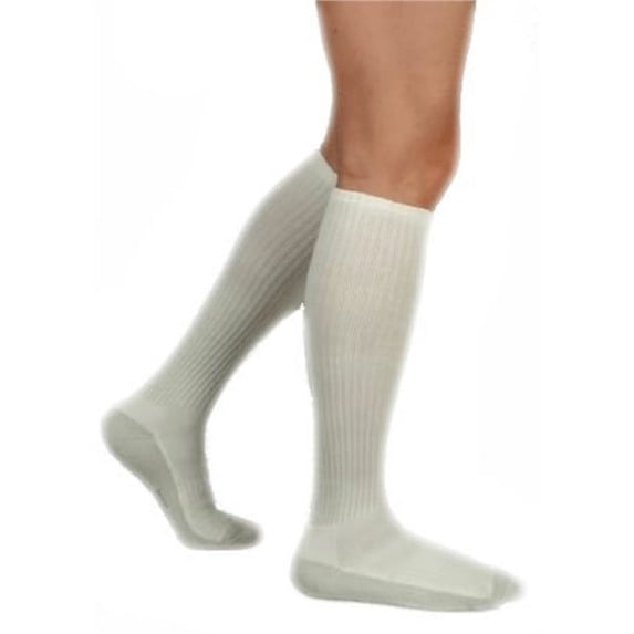 Juzo Silver Sole Knee Sock 12-16mmHg Closed Toe, M, Black