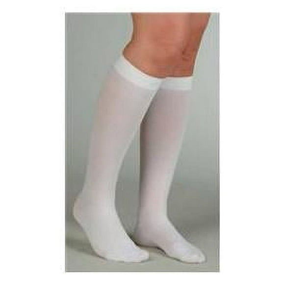 Juzo 5800 Cotton Knee High Socks - 15- 20 mmHg White III 4.75 5800AD06-III