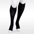 thumbnail image 1 of Juzo 6091 Dual Stretch Open Toe Knee Highs - 20-30 mmHg Short Black II, 1 of 2