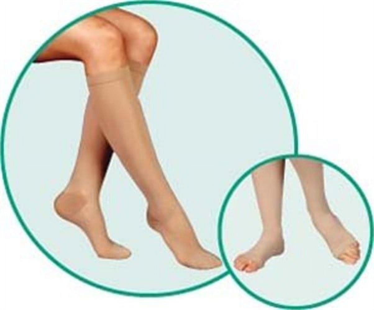 Juzo Basic Compression Stockings - Knee-High, Open Toe, 20-30 MmHg, Black, Short