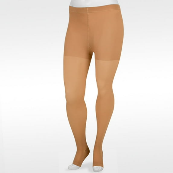 Juzo 4410 Basic Open Toe Pantyhose - 15-20 mmHg Short Beige III