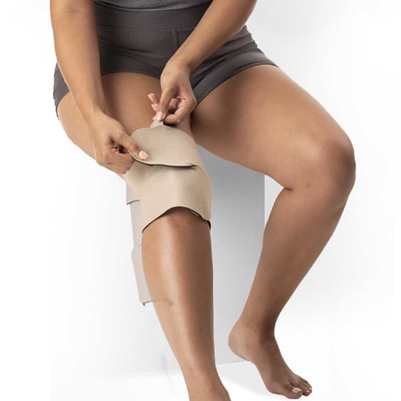 Juzo Compression Knee Wrap Black Small