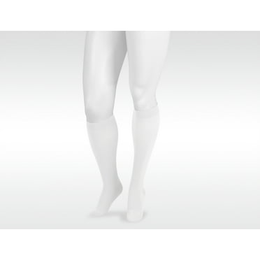 Juzo Dynamic 30-40 mmHg, Dynamic, Knee, FF, 5cm Silicone, White