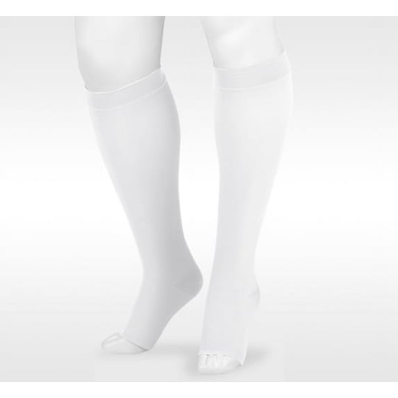 Juzo Dynamic 30-40 mmHg, Dynamic, Knee, OT, Petite White