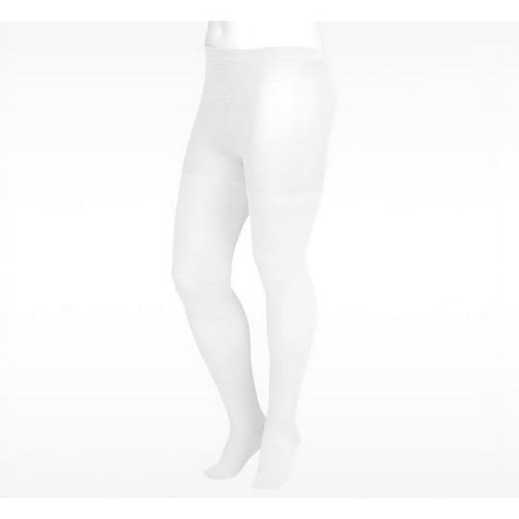 Juzo Soft 30-40 mmHg, Soft, Panty, OT, Open Crotch, White