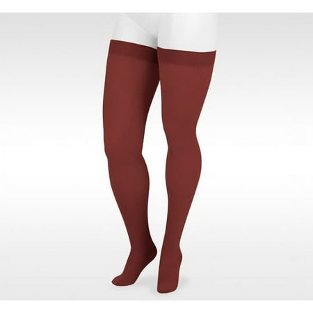Juzo Dynamic 30-40 mmHg, Dynamic, Thigh, FF, Petite, Silicone, Chocolate