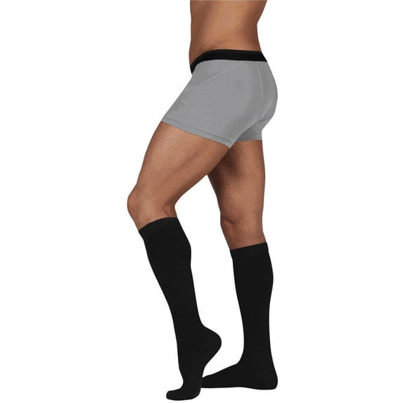 Juzo Dynamic Cotton Knee High Socks - 15-20 mmHg Short Brown I Short 3520ADFFSH02-I