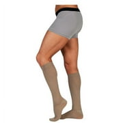 Juzo Dynamic Cotton for Men Knee-High, 20-30, Full Foot, Khaki, Size 3