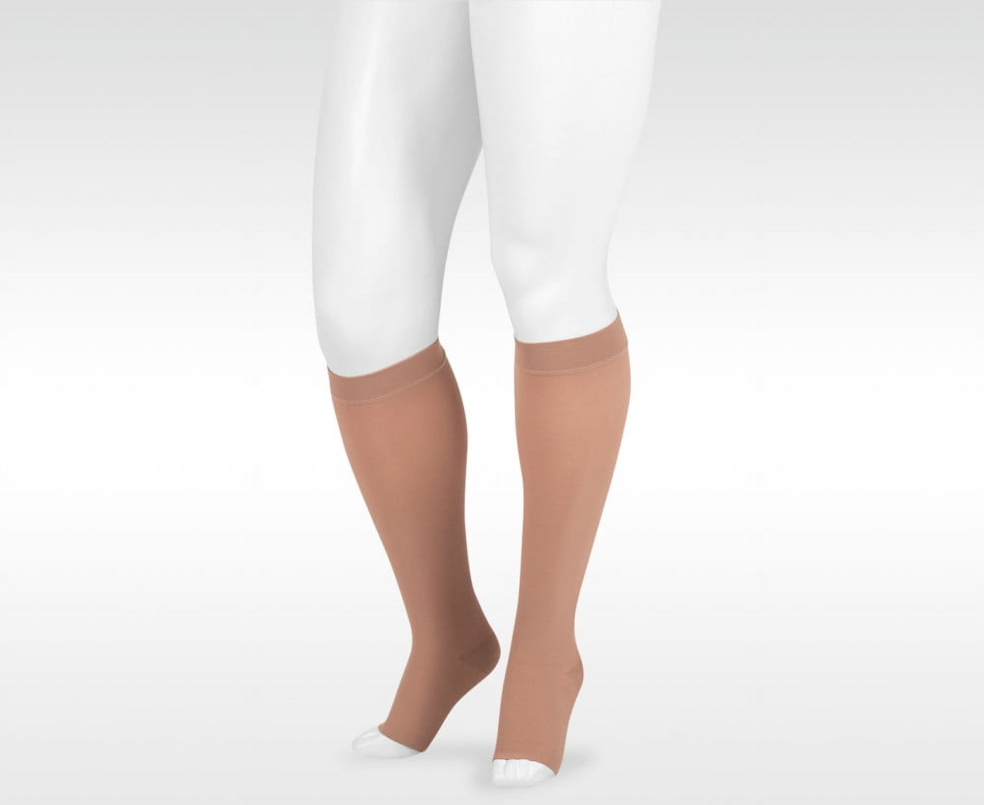 Juzo Dynamic Varin Knee-High Compression Socks - 20-30 MmHg, Silicone Top Band, Closed Toe
