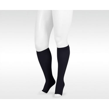 Juzo Dynamic Varin 3511 Knee-High 20-30mmhg Silicone Top Band Open Toe Sock for Men & Women