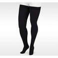 thumbnail image 1 of Juzo 3511 Dynamic(Varin) Soft Closed Toe Thigh Highs w/Sili Dot Band- 20-30 mmHg Petite Black IV, 1 of 2