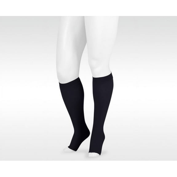 Juzo Dynamic Varin 3512 Knee-High 30-40mmhg Open Toe Stocking with Silicone Top Band